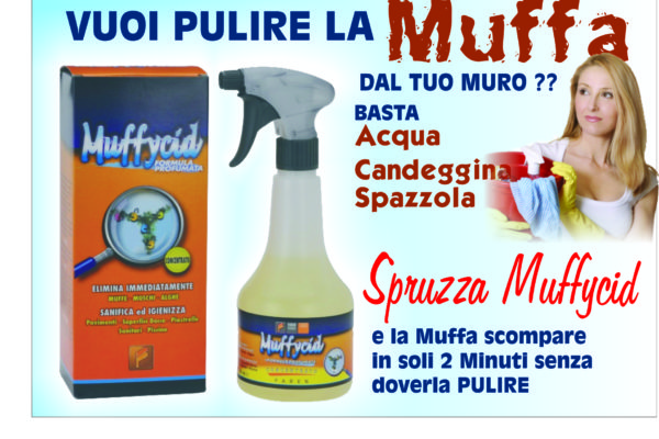 Elimina Muffa spray Muffycid ammazza batteri elimina in 5 minuti muffa fai da te !!! igienizzante sanificante  formula contro la muffa messina milazzo italia